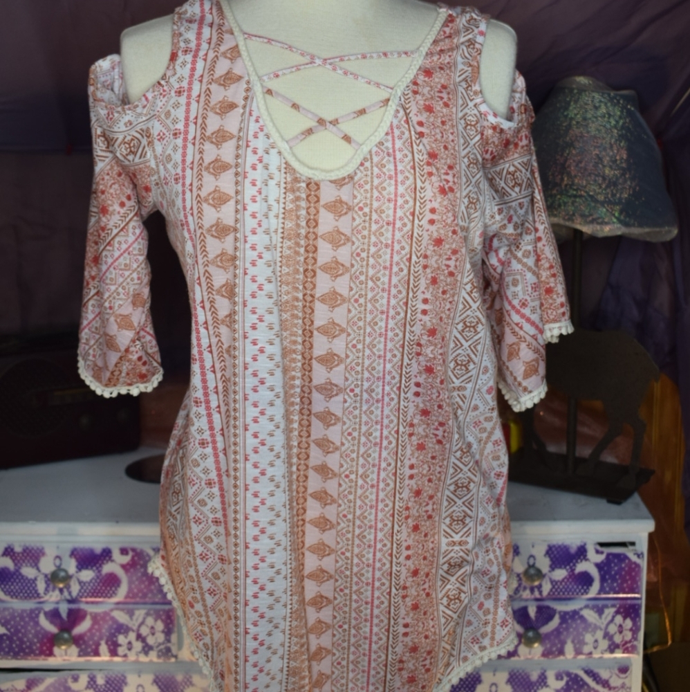 Butterfly sleeve blouse